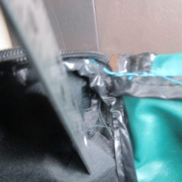 MacGregor Sport Duffle Bag Blue Purple Teal Travel Gym Bag VINTAGE - Picture 10 of 10